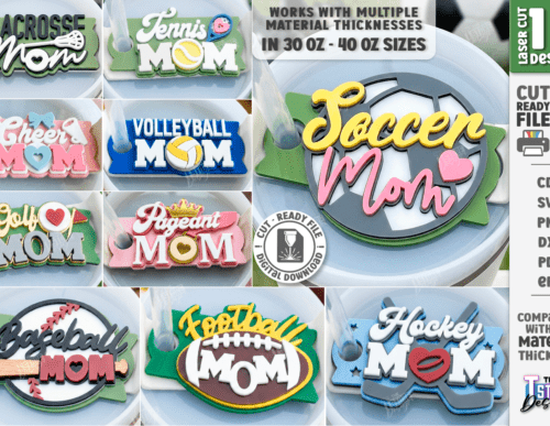 Mom Stanley Topper Laser Cut 145432834 Creativo Digital